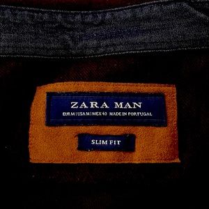 Maroon Zara dress shirt